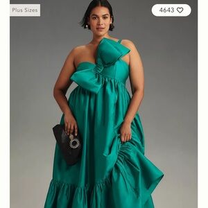 Anthropologie Atsu Sally Bow Midi Dress